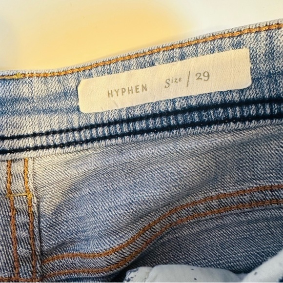 Anthropologie Pilcro and the Letterpress Hyphen Distressed Denim Shorts Size 29 - Picture 8 of 8